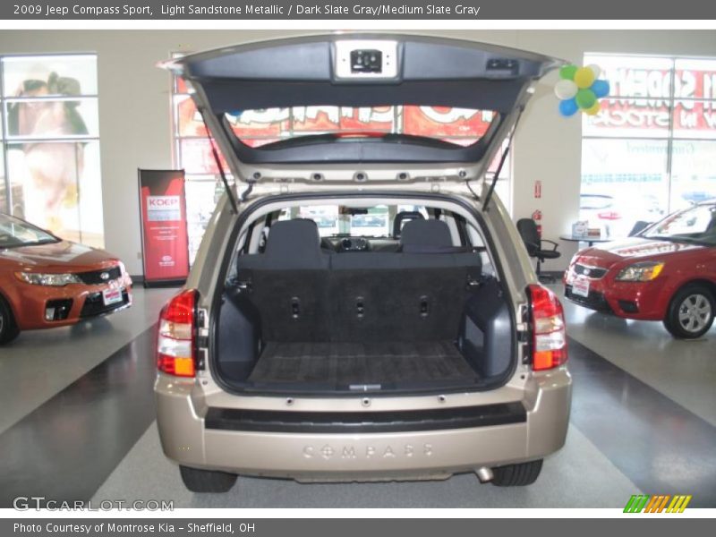 Light Sandstone Metallic / Dark Slate Gray/Medium Slate Gray 2009 Jeep Compass Sport