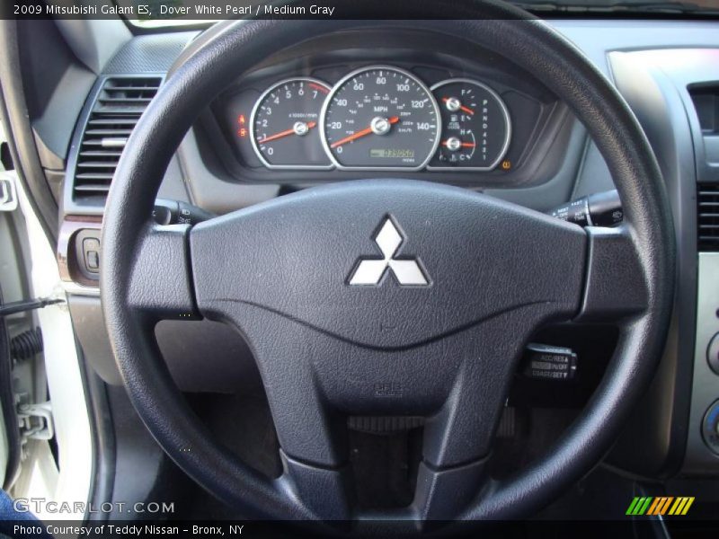 Dover White Pearl / Medium Gray 2009 Mitsubishi Galant ES