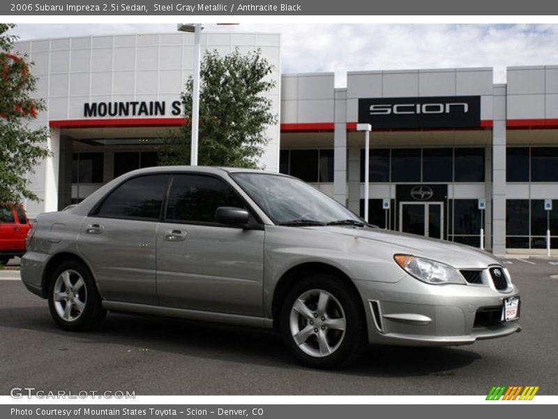 Steel Gray Metallic / Anthracite Black 2006 Subaru Impreza 2.5i Sedan