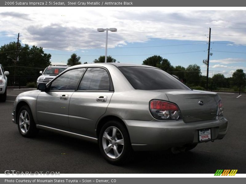 Steel Gray Metallic / Anthracite Black 2006 Subaru Impreza 2.5i Sedan
