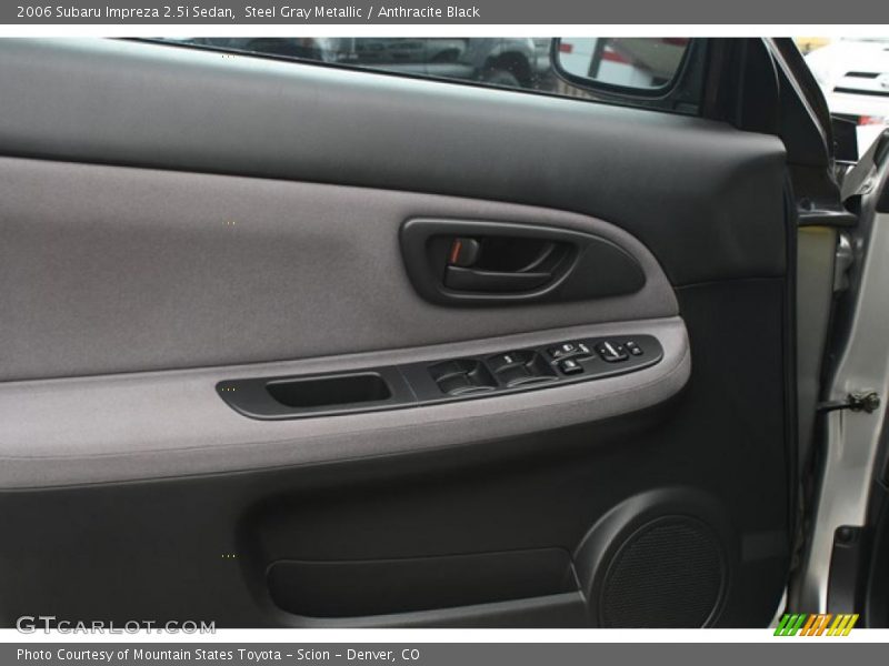 Steel Gray Metallic / Anthracite Black 2006 Subaru Impreza 2.5i Sedan