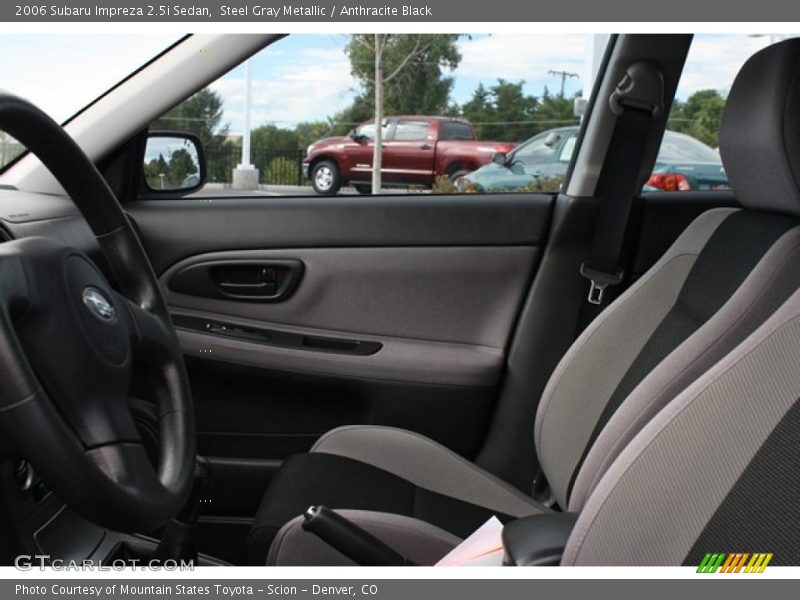 Steel Gray Metallic / Anthracite Black 2006 Subaru Impreza 2.5i Sedan