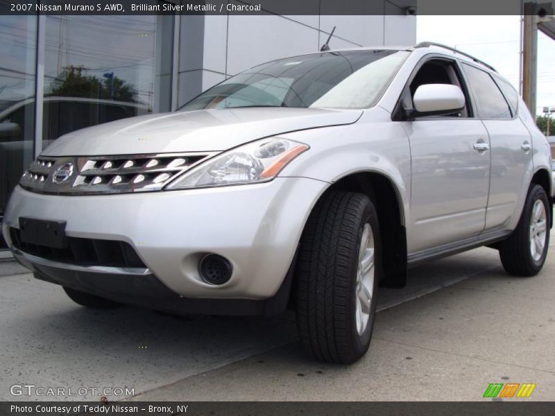 Brilliant Silver Metallic / Charcoal 2007 Nissan Murano S AWD