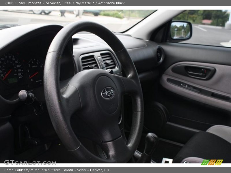 Steel Gray Metallic / Anthracite Black 2006 Subaru Impreza 2.5i Sedan