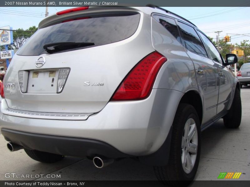 Brilliant Silver Metallic / Charcoal 2007 Nissan Murano S AWD