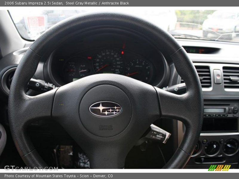 Steel Gray Metallic / Anthracite Black 2006 Subaru Impreza 2.5i Sedan