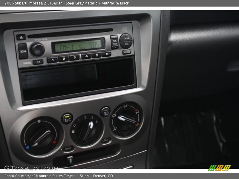 Steel Gray Metallic / Anthracite Black 2006 Subaru Impreza 2.5i Sedan