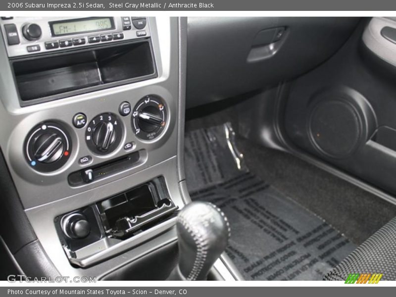Steel Gray Metallic / Anthracite Black 2006 Subaru Impreza 2.5i Sedan