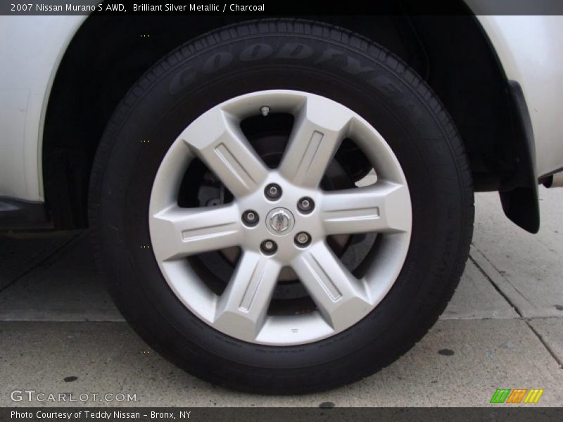 Brilliant Silver Metallic / Charcoal 2007 Nissan Murano S AWD