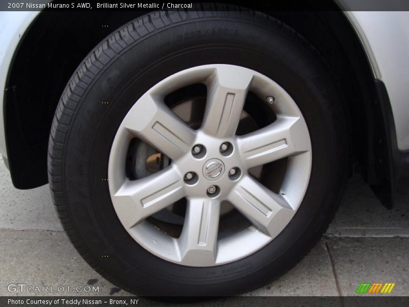 Brilliant Silver Metallic / Charcoal 2007 Nissan Murano S AWD