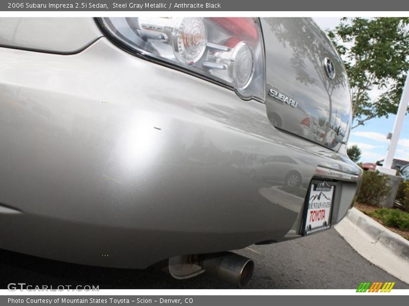 Steel Gray Metallic / Anthracite Black 2006 Subaru Impreza 2.5i Sedan