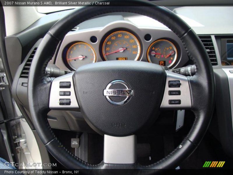 Brilliant Silver Metallic / Charcoal 2007 Nissan Murano S AWD