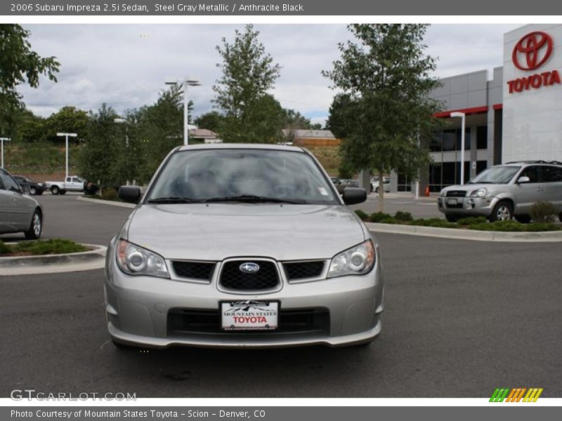 Steel Gray Metallic / Anthracite Black 2006 Subaru Impreza 2.5i Sedan