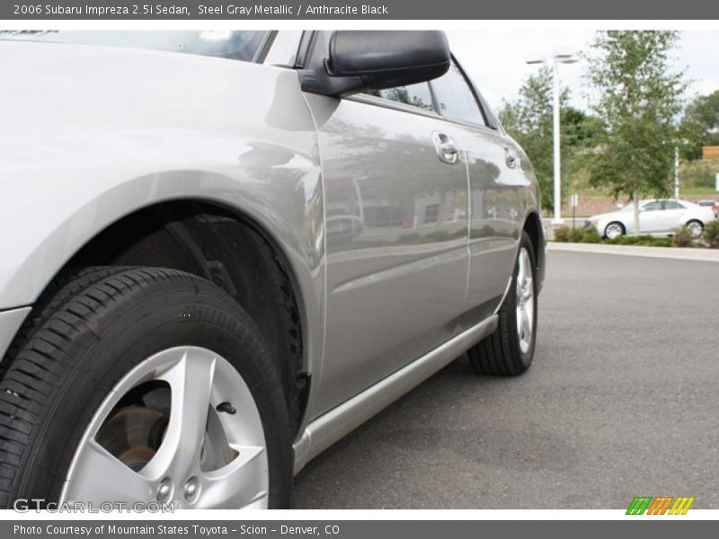 Steel Gray Metallic / Anthracite Black 2006 Subaru Impreza 2.5i Sedan