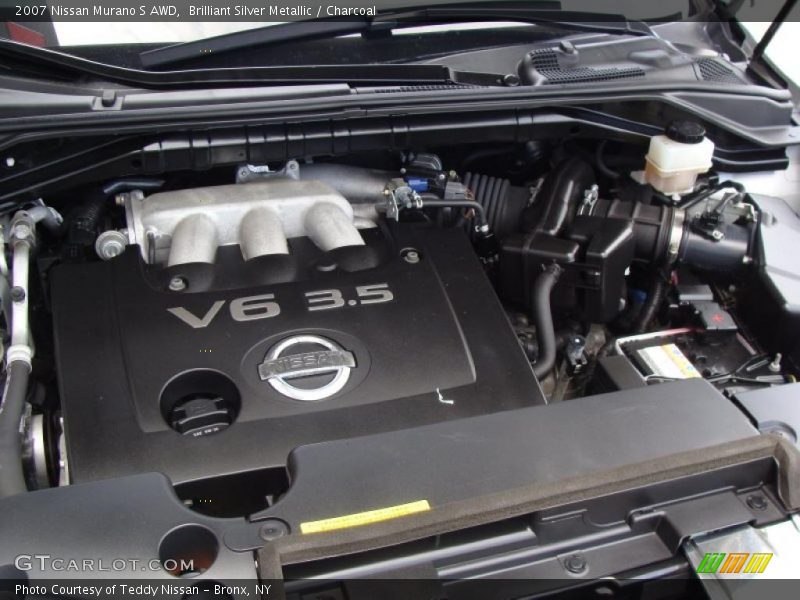 Brilliant Silver Metallic / Charcoal 2007 Nissan Murano S AWD