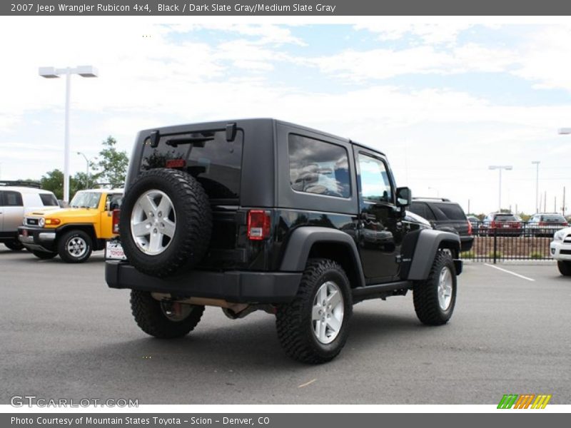 Black / Dark Slate Gray/Medium Slate Gray 2007 Jeep Wrangler Rubicon 4x4