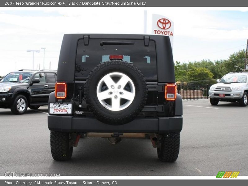 Black / Dark Slate Gray/Medium Slate Gray 2007 Jeep Wrangler Rubicon 4x4