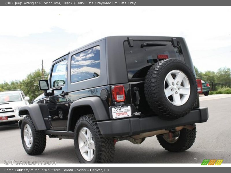 Black / Dark Slate Gray/Medium Slate Gray 2007 Jeep Wrangler Rubicon 4x4