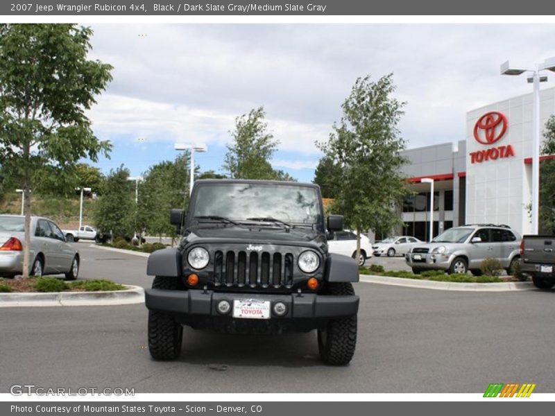 Black / Dark Slate Gray/Medium Slate Gray 2007 Jeep Wrangler Rubicon 4x4