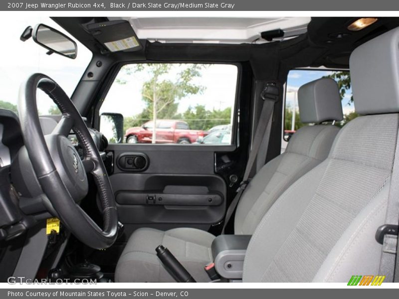 Black / Dark Slate Gray/Medium Slate Gray 2007 Jeep Wrangler Rubicon 4x4