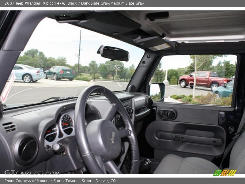 Black / Dark Slate Gray/Medium Slate Gray 2007 Jeep Wrangler Rubicon 4x4