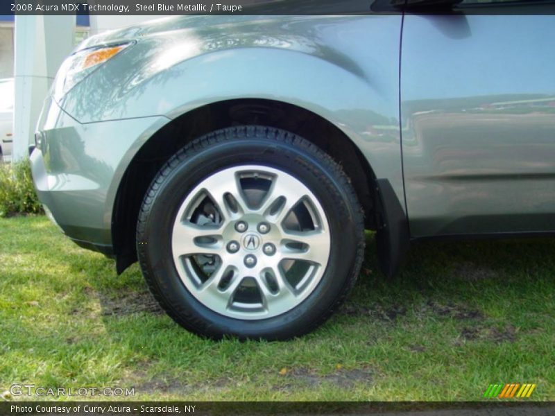 Steel Blue Metallic / Taupe 2008 Acura MDX Technology