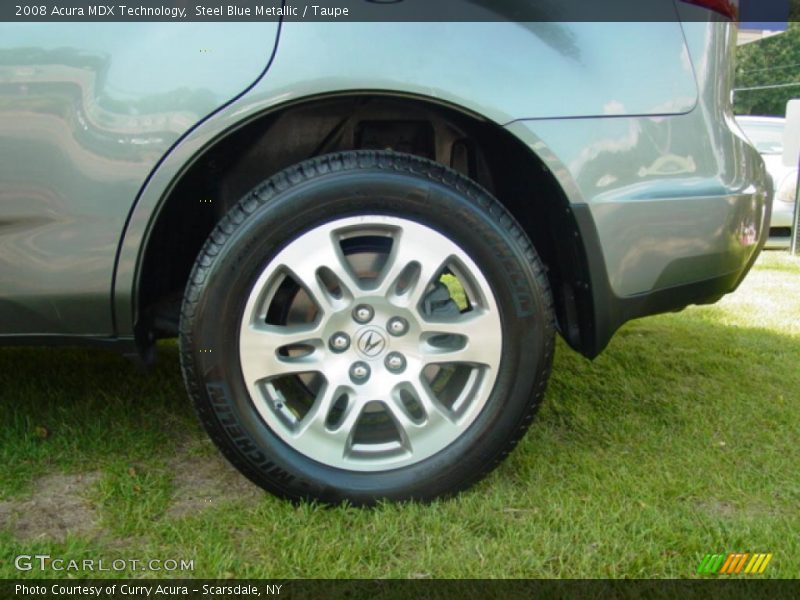 Steel Blue Metallic / Taupe 2008 Acura MDX Technology