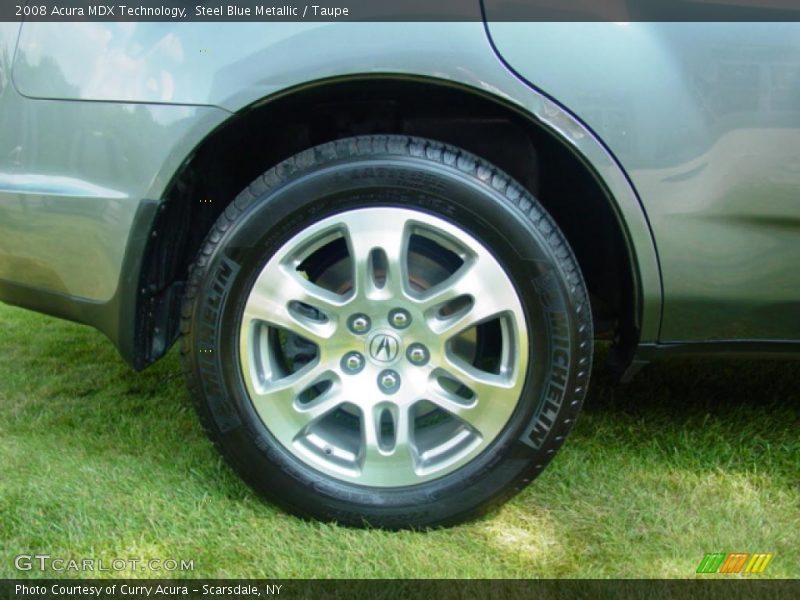 Steel Blue Metallic / Taupe 2008 Acura MDX Technology