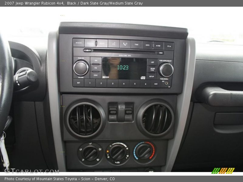 Black / Dark Slate Gray/Medium Slate Gray 2007 Jeep Wrangler Rubicon 4x4