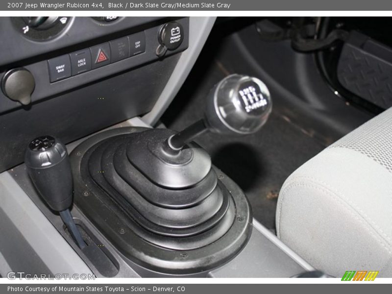 Black / Dark Slate Gray/Medium Slate Gray 2007 Jeep Wrangler Rubicon 4x4