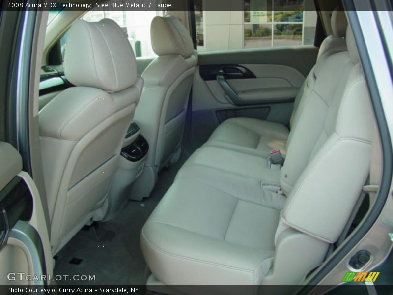 Steel Blue Metallic / Taupe 2008 Acura MDX Technology