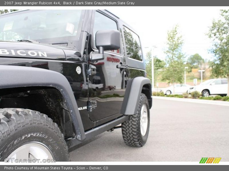 Black / Dark Slate Gray/Medium Slate Gray 2007 Jeep Wrangler Rubicon 4x4