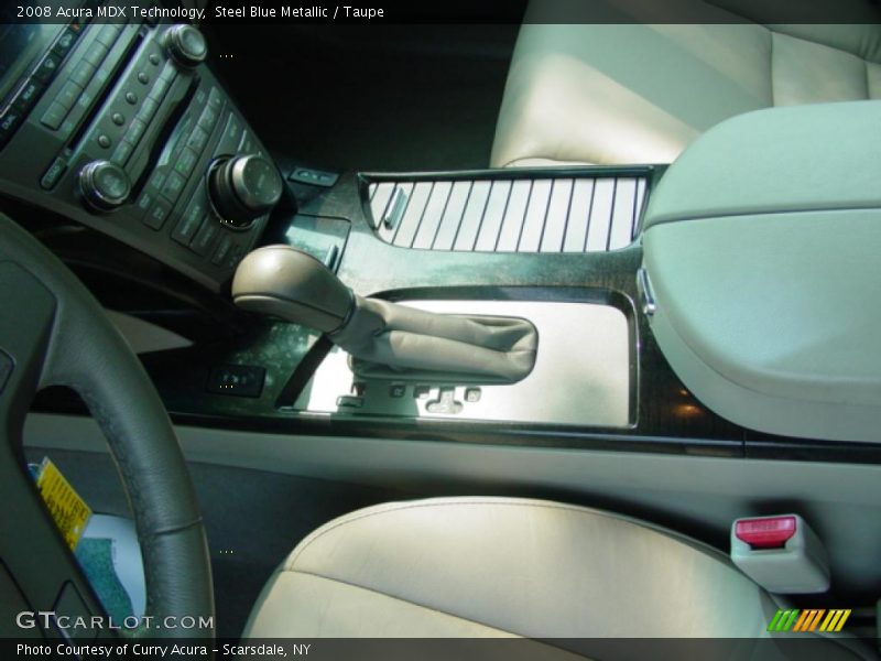 Steel Blue Metallic / Taupe 2008 Acura MDX Technology