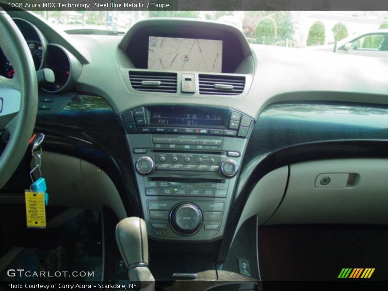 Steel Blue Metallic / Taupe 2008 Acura MDX Technology