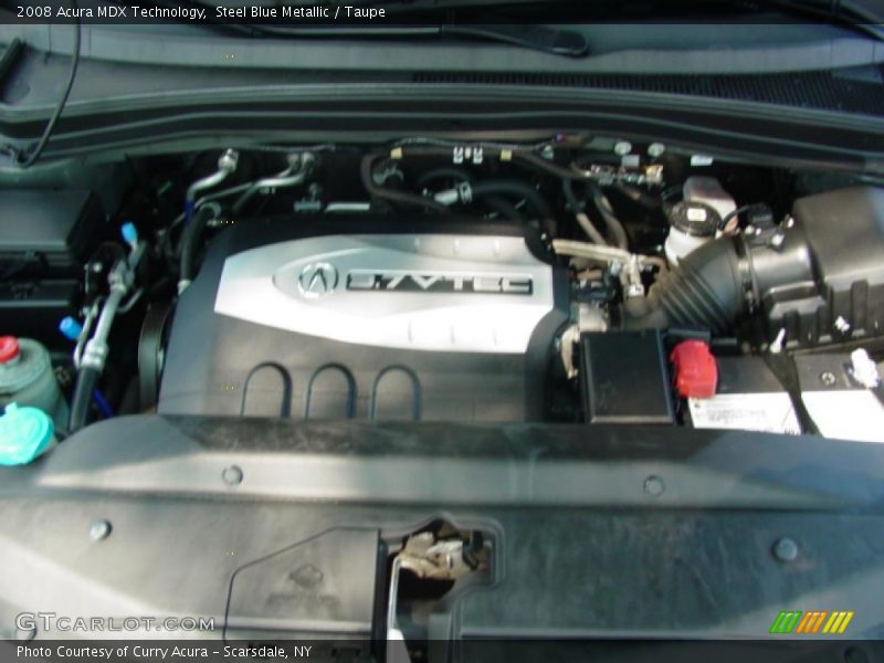 Steel Blue Metallic / Taupe 2008 Acura MDX Technology