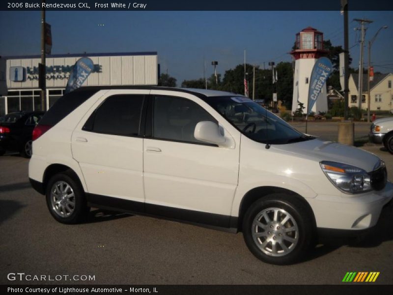 Frost White / Gray 2006 Buick Rendezvous CXL