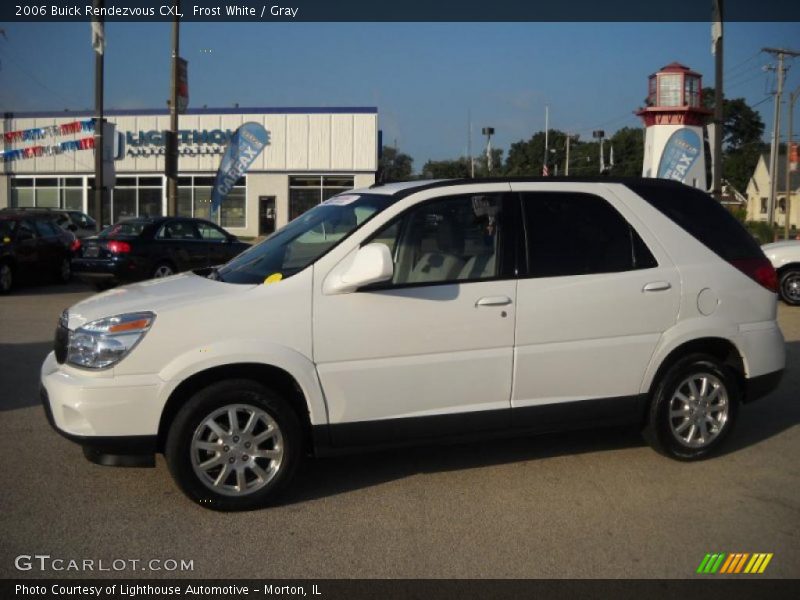 Frost White / Gray 2006 Buick Rendezvous CXL