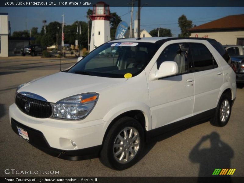 Frost White / Gray 2006 Buick Rendezvous CXL
