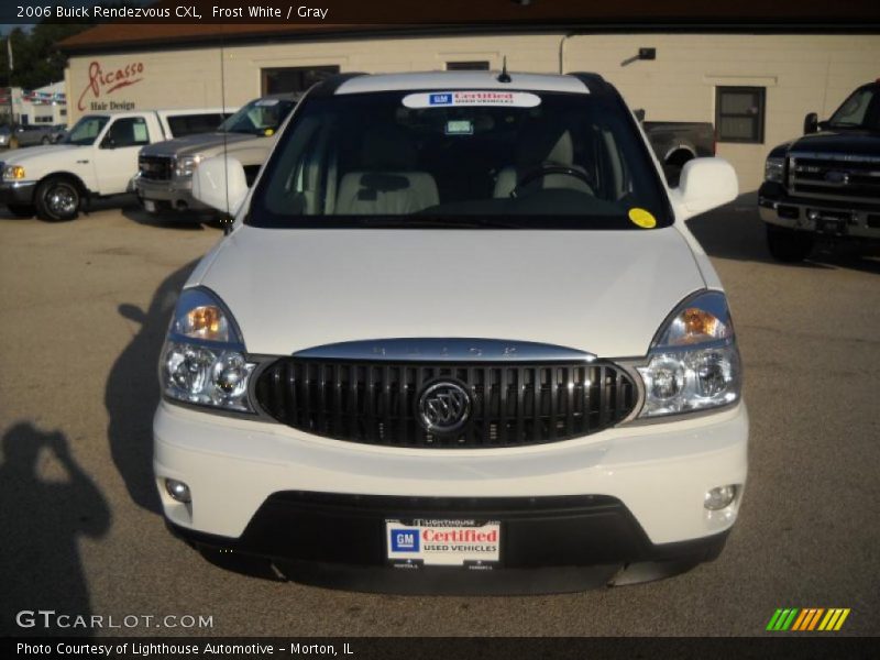 Frost White / Gray 2006 Buick Rendezvous CXL