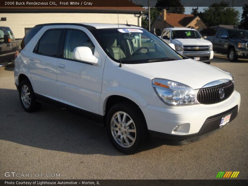 Frost White / Gray 2006 Buick Rendezvous CXL