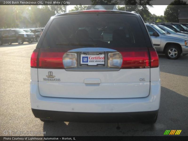 Frost White / Gray 2006 Buick Rendezvous CXL