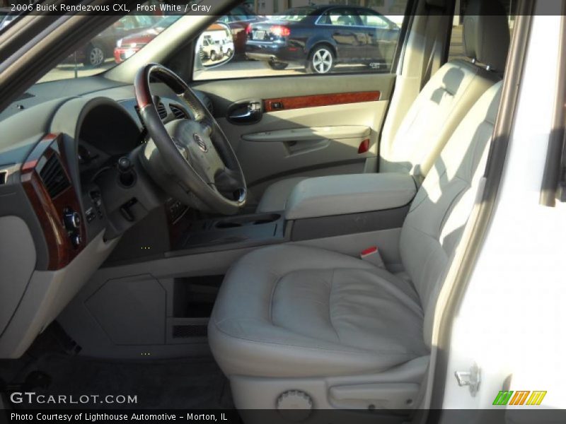 Frost White / Gray 2006 Buick Rendezvous CXL