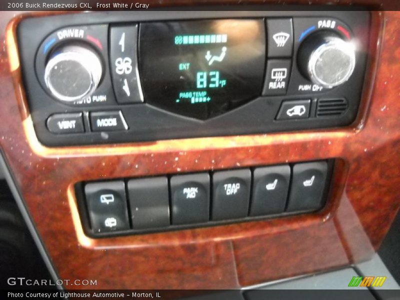 Frost White / Gray 2006 Buick Rendezvous CXL