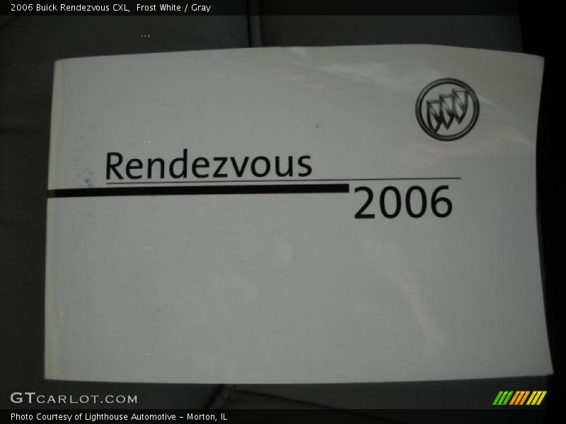 Frost White / Gray 2006 Buick Rendezvous CXL
