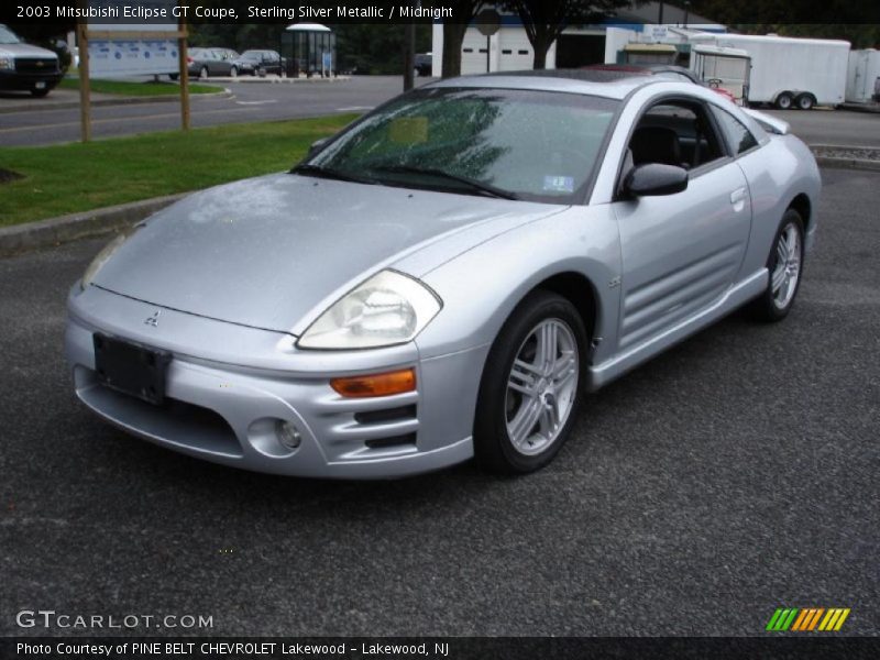 Sterling Silver Metallic / Midnight 2003 Mitsubishi Eclipse GT Coupe