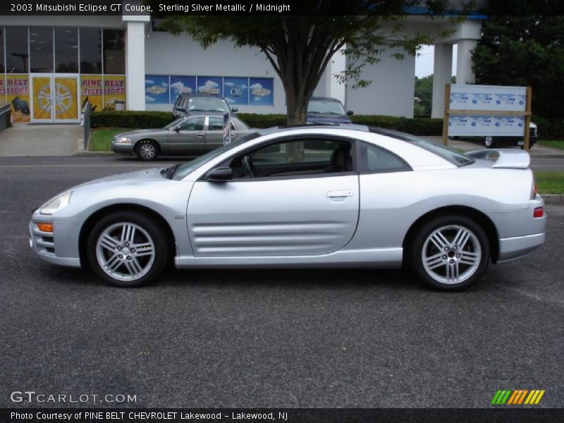 Sterling Silver Metallic / Midnight 2003 Mitsubishi Eclipse GT Coupe