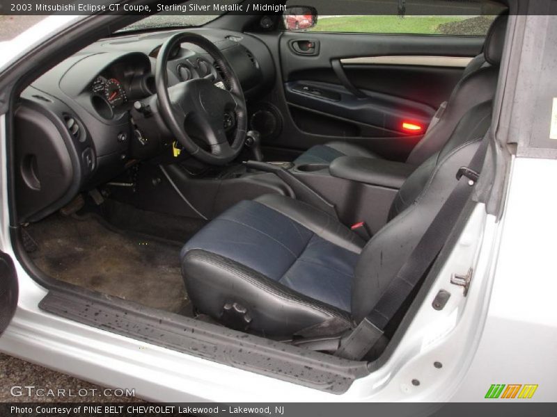 Sterling Silver Metallic / Midnight 2003 Mitsubishi Eclipse GT Coupe