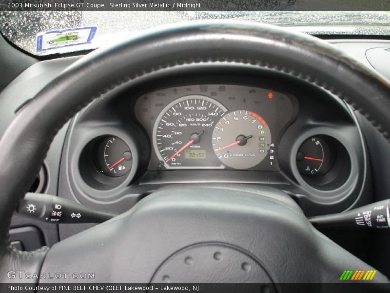 Sterling Silver Metallic / Midnight 2003 Mitsubishi Eclipse GT Coupe