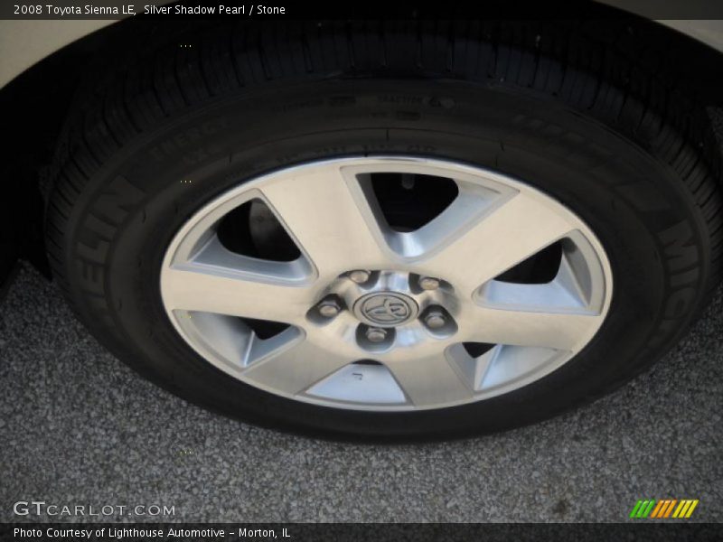 Silver Shadow Pearl / Stone 2008 Toyota Sienna LE