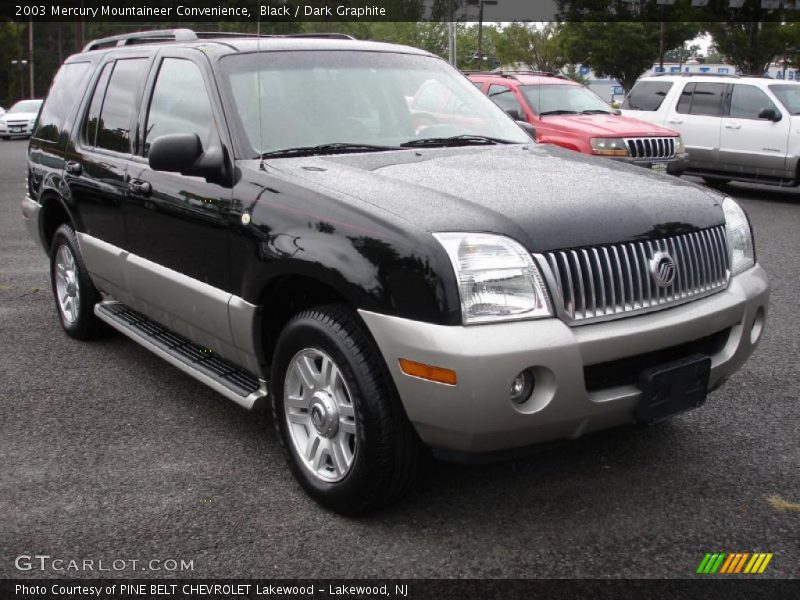 Black / Dark Graphite 2003 Mercury Mountaineer Convenience